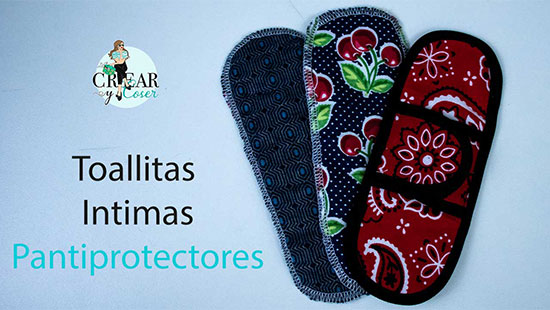 cómo hacer pantiprotectores de tela
