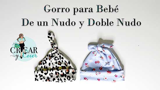 Cómo Hacer un Gorro para Bebé con Nudo | Patrón GRATIS